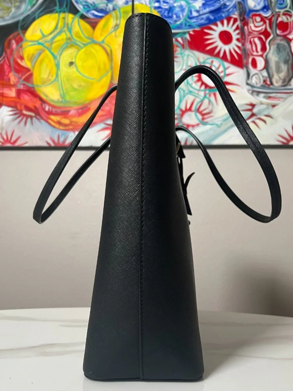kate spade logo blush saffiano
